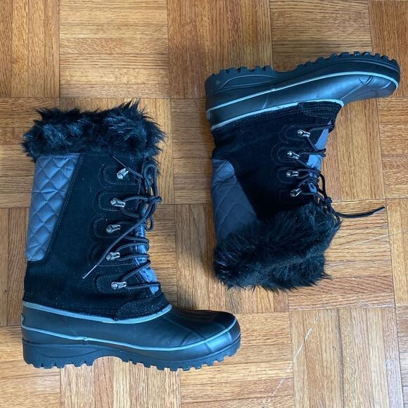 Khombo Like New Leather Rubber Winter Boots - Picture 8 of 8